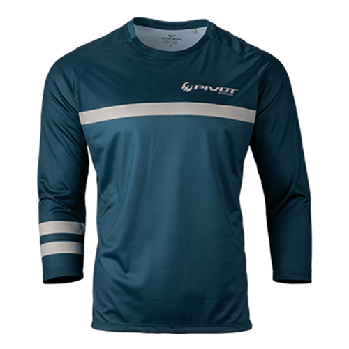 Helipad 3/4 Jersey - Blue - pivotcycleseu