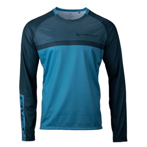 Helipad Long Sleeve Jersey - Blue - pivotcycleseu